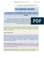 Matriz de Identificacion de Riesgo Por Exposición A Ruido Efectuada Por La Empresa - V 2015ene