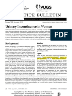 Urinary Incontinence