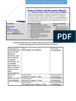 Bizmanualz Finance Policies and Procedures Sample