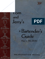 1934 Tom and Jerry's Bartender's Guide