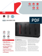 400kva 500kva Mhe Riello Ups Data Sheet