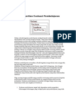 Evaluasi Pembelajaran