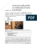 Las Denuncias Por Mala Praxis Psicológica Evidencian El Vacío Legal de La Profesión