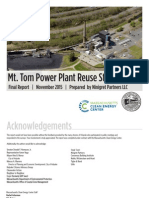 Mount Tom Power Plant Reuse Study