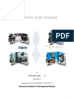 Common Size Analysis CIPLA & Dr. Reddy's Lab