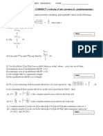 Complex Number Paper