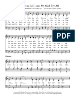 324 - Jesus, My Lord, My God, My All: Tune: SWEET SACRAMENT (LM With Refrain) Text: Frederick Faber ( 1863)