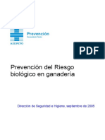 Prevención de Riesgo Biológico en Ganadería