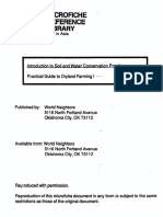 Introduction To Soil and Water Conservation Practices Dryland Farming 1999