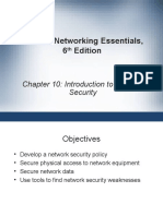 Guide To Networking Essentials, 6 Edition: Chapter 10: Introduction To Network Security