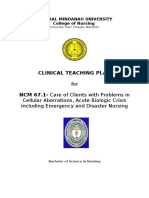 Clinical Teaching Plan Level IV First Semester