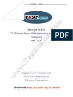 TS: Windows Server 2008 Applications Infrastructure, Configuring