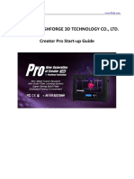 Flashforge Creator Pro en Version02.09.2015.3.1