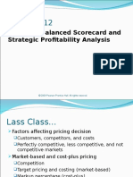 CHP 12 - Strategy, Balanced Scorecard, and Strategic Profitability (With Answers)