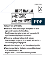 Zenoah g320rc Owners Manual DDM