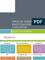 Tipos de Diseño en Investigación Cualitativa