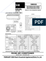 HITACHI RAC-E08H2 - RAC-E10H2 - RAS-E08H2A - RAS-E10h2A PDF