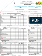 Deped Form 137-E (1-4)