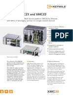 Data Sheet Subracks of The Hybrid Multi-Service Platform XMC20 For Ethernet With MPLS-TP and Legacy Services XMC22 XMC23 XMC25 PDF