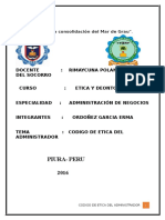 Codigo de Etica Del Administrador Word