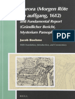 (Aries Book Series 16) Jacob Boehme, Andrew Weeks, Günther Bonheim, Michael Spang-Aurora (Morgen Röte Im Auffgang, 1612) and Ein Grün