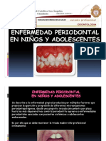 Exposición Enfermedad Periodontal en Niños y Adolescentes