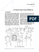 Design Guideline For Flyback Charger Using FAN302HL/UL