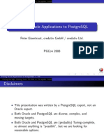 Porting Oracle Applications To PostgreSQL