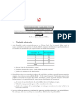 TALLER N°1. Variables Aleatorias Distribuciones de Probabilidad