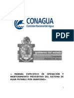 5 Manual Especifico de Operacion y Mantenimineto Preventivo Del Sistema de Agua Potable