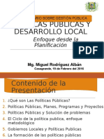 Politicas Publicas y Desarrollo Local