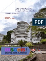 Book of Abstract MSCEIS 2015