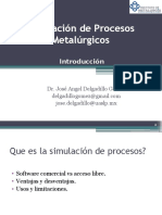 Introducción A La Simulación de Procesos