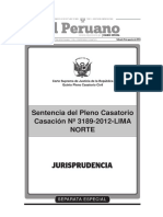 Quinto Pleno Casatorio Civil (Cas. #3189-2012-Lima - Impugnación de Acuerdos Societarios)