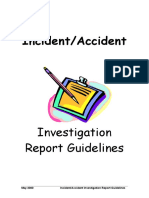 Investigation Guidelines