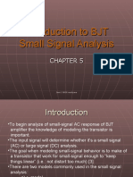 Introduction To BJT Small Signal Analysis