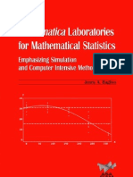 Mathematica Laboratories For Mathematical Statistics (ASA-SIAM Series On Statistics and Applied Probability) (Jenny A. Baglivo) 0898715660