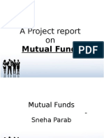 A Project Report On: Mutual Funds