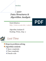 CSCE 3110 Data Structures & Algorithm Analysis: Rada Mihalcea