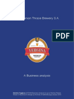 Business Analysis - MTHR Brewery