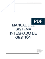 Manual Sistema Integrado de Gestión PDF