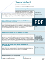 Qa Practice Reflection Worksheet Sem2