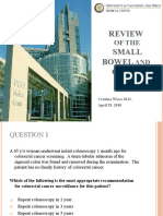 Review Small Bowel Colon: of The AND