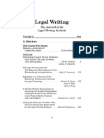 Legal Writing-Journal of Legal Writing Institute