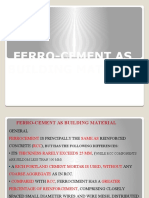 Fero-Cement As Bldg. Mat.