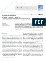 Prediction of The Fatigue Life of Natural Rubber Composites by Artificial Neural Network Approaches