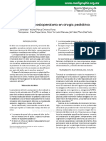 Analgesia Postoperatoria en Cirugía Pediátria