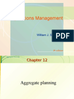 OM - Aggregate Planning