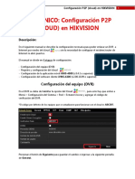 Configuración P2P (Cloud) en HIKVISION