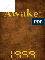 Awake! - 1959 Issues